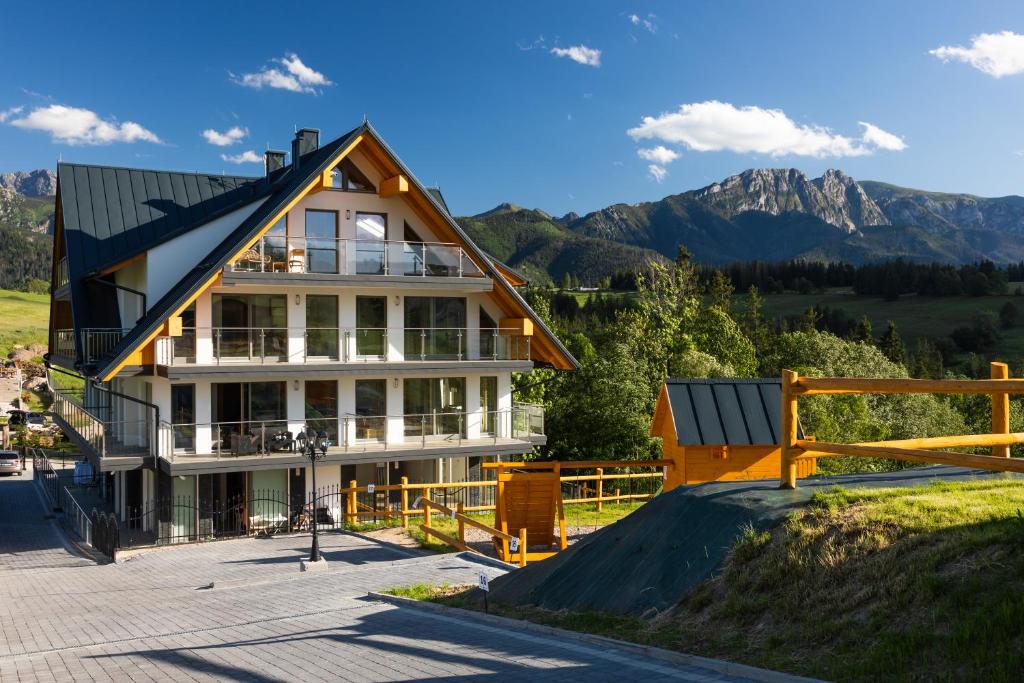 Výhľad na hory alebo výhľad na hory priamo z apartmánu