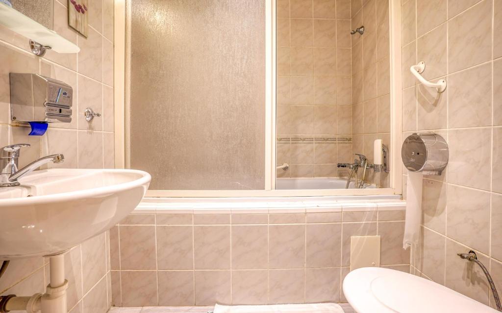 Kúpeľňa v ubytovaní Hotel Dynamic