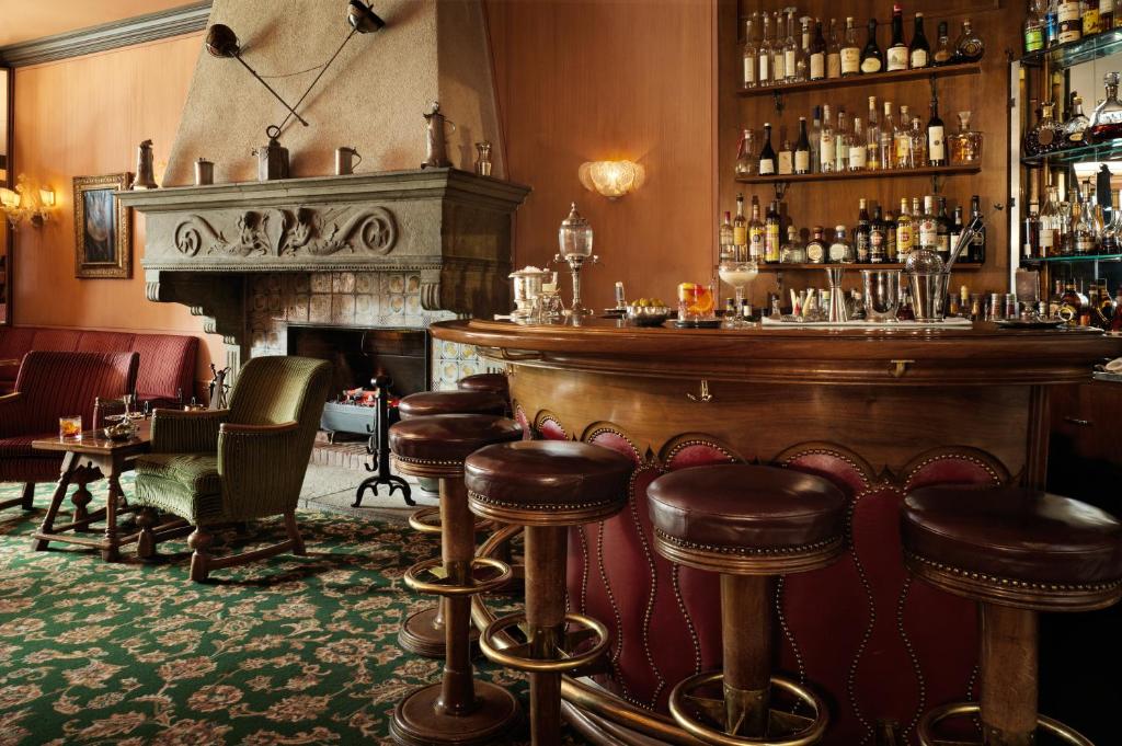 Lounge nebo bar v ubytování Badrutt's Palace Hotel St Moritz