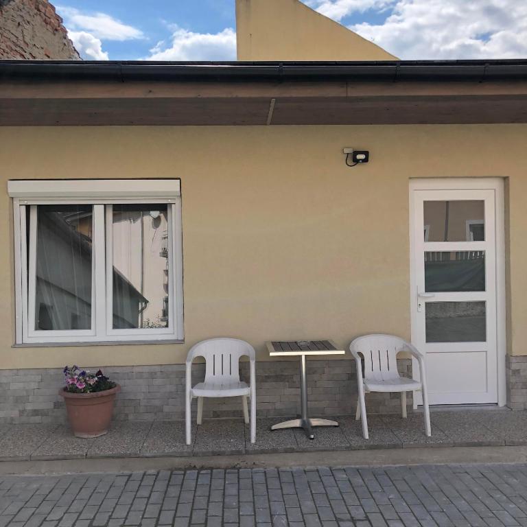 Balkon lub taras w obiekcie Avas Apartman