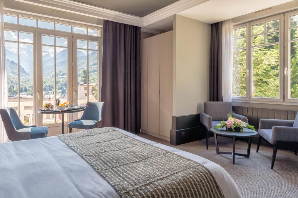 Postel nebo postele na pokoji v ubytování Golf Hôtel