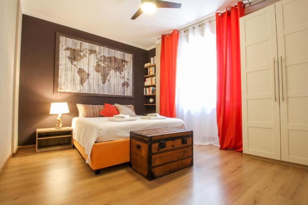 Posteľ alebo postele v izbe v ubytovaní La maison du monde