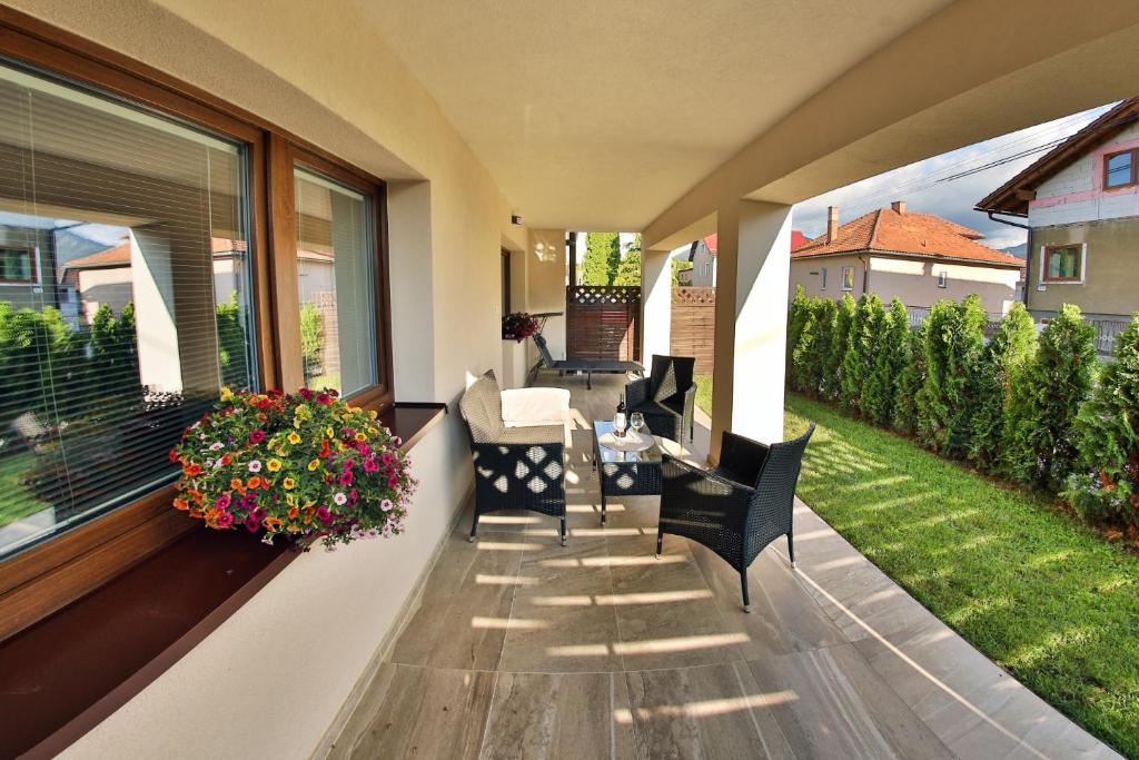 Zahrada ubytování Apartmany za Rohom