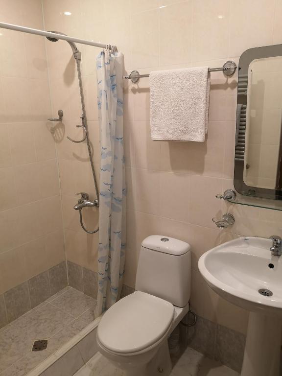 Koupelna v ubytování Hotel Edem