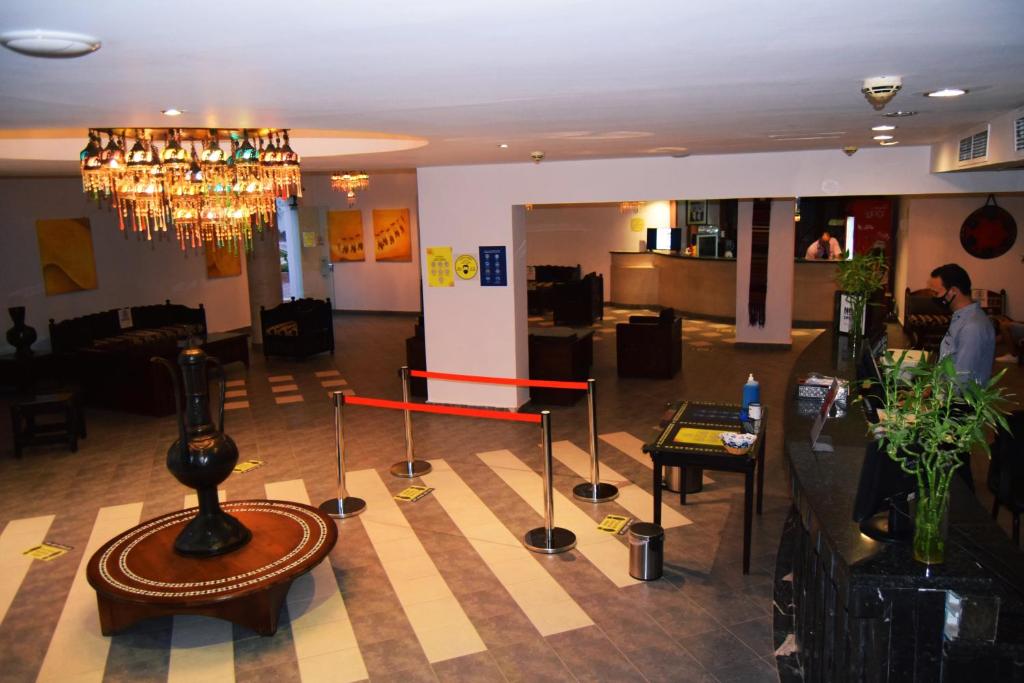 Posezení v ubytování Naama Blue Hotel