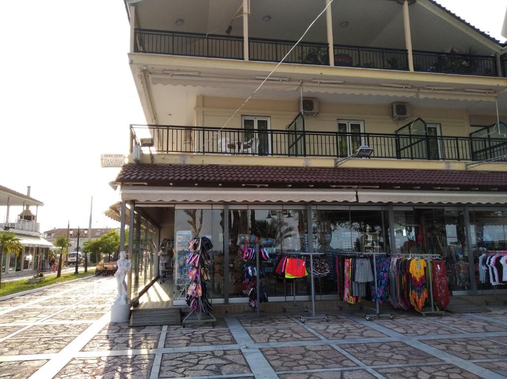 Budova, kde se aparthotel nachází