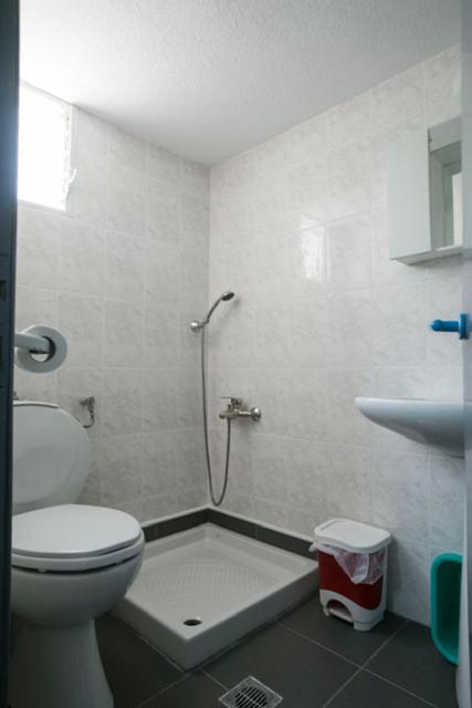 Koupelna v ubytování Antonia Rooms