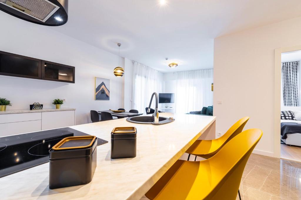 Posezení v ubytování Apartments Adriatic Oasis & Marine View