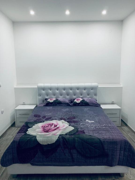 Postel nebo postele na pokoji v ubytování Seafront Apartments
