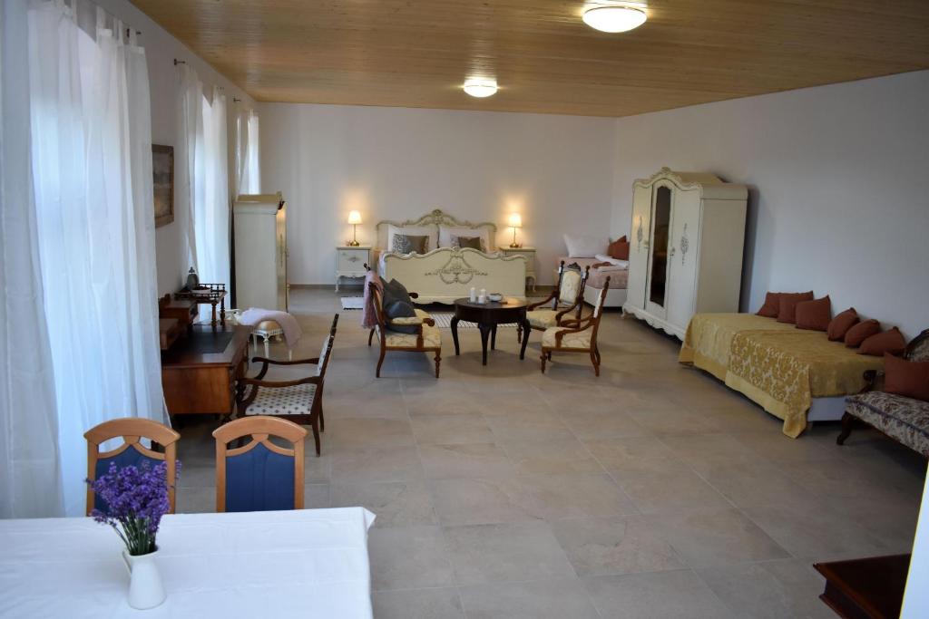 Posezení v ubytování Apartmán na statku