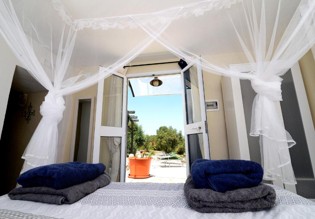 Posezení v ubytování Trullo Vista