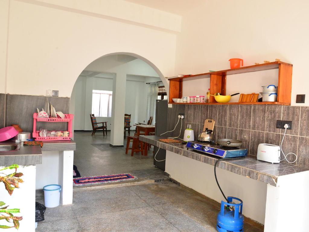 Kuchyň nebo kuchyňský kout v ubytování Happy Tuna Guesthouse