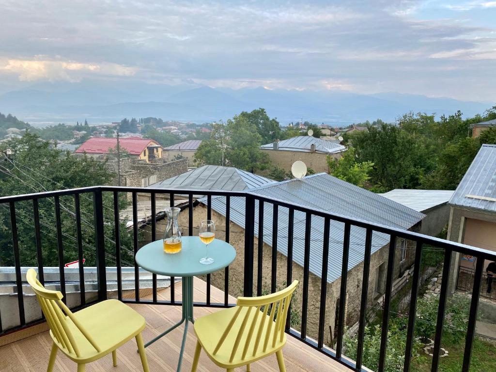 Balkón nebo terasa v ubytování Hestia - Hotel, Wine and View