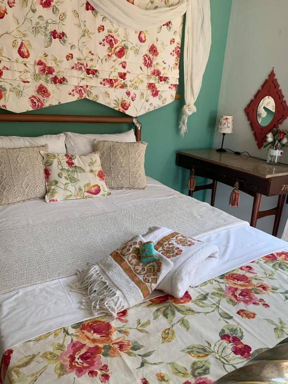 Postel nebo postele na pokoji v ubytování Cactus Suite