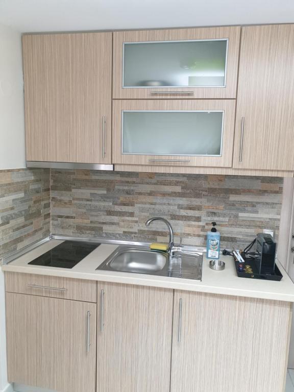 Kuchyň nebo kuchyňský kout v ubytování luxrooms