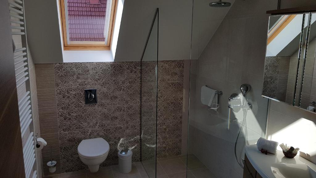 Kúpeľňa v ubytovaní Tündérlak Vendégház