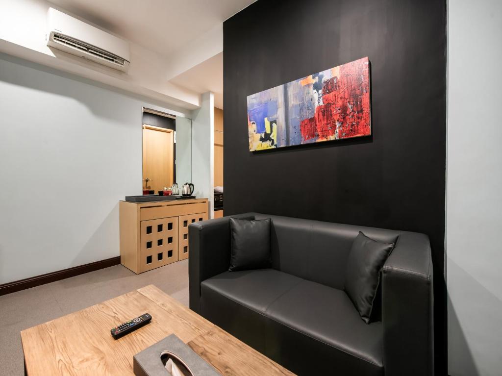 Posezení v ubytování Bay Area Suites Manila