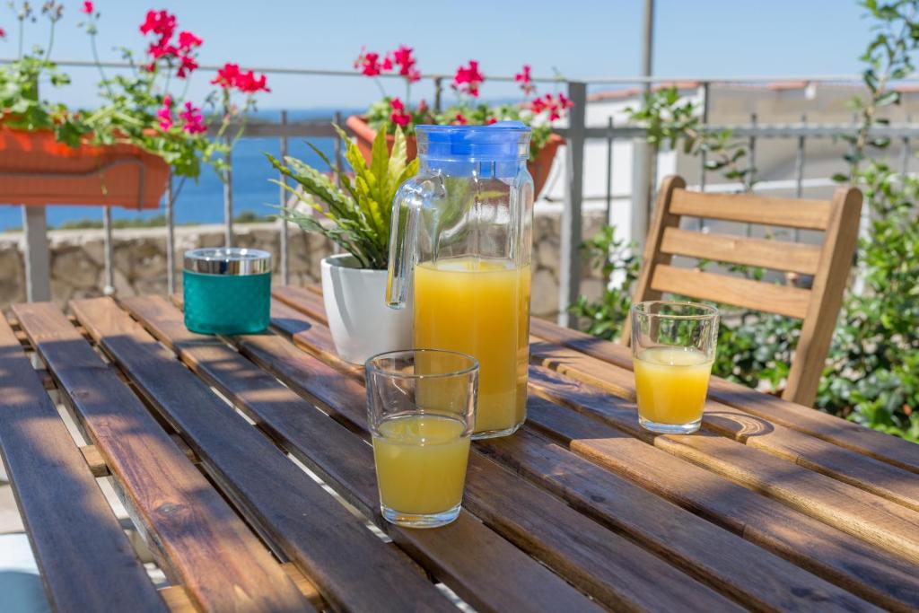 Balkón alebo terasa v ubytovaní Apartmani AD Hvar