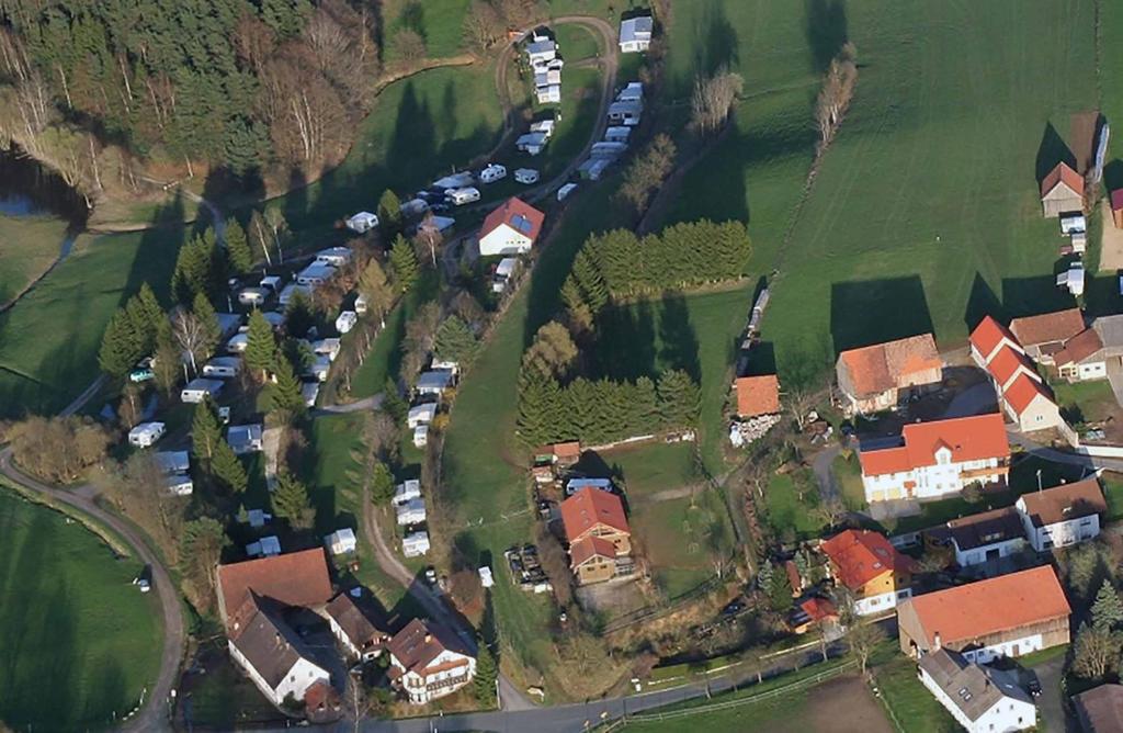 Letecký snímek ubytování Campingstellplatz Haus Seeblick