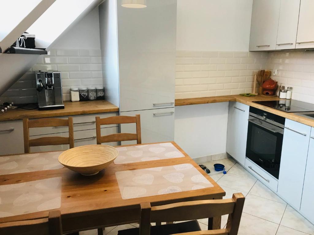 Kuchyňa alebo kuchynka v ubytovaní Apartament Sunrise