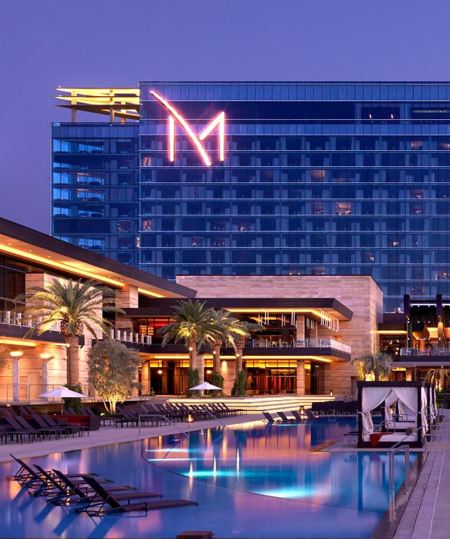 Bazén v ubytování M Resort Spa & Casino nebo v jeho okolí