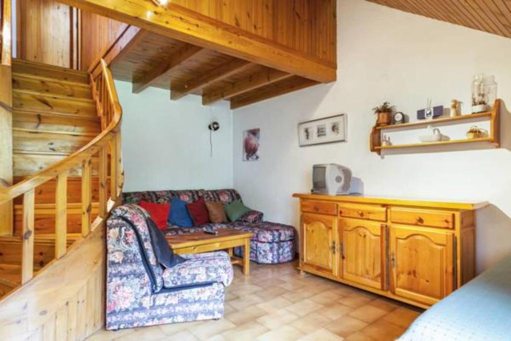 Posezení v ubytování Vielha centro duplex Sapporo