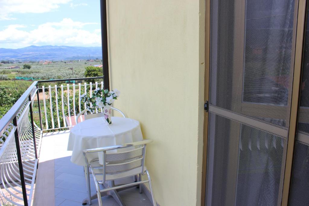 Balkón nebo terasa v ubytování B&B La Vigna