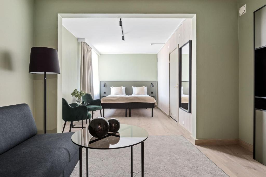 Postel nebo postele na pokoji v ubytování Comfort Hotel Sundsvall