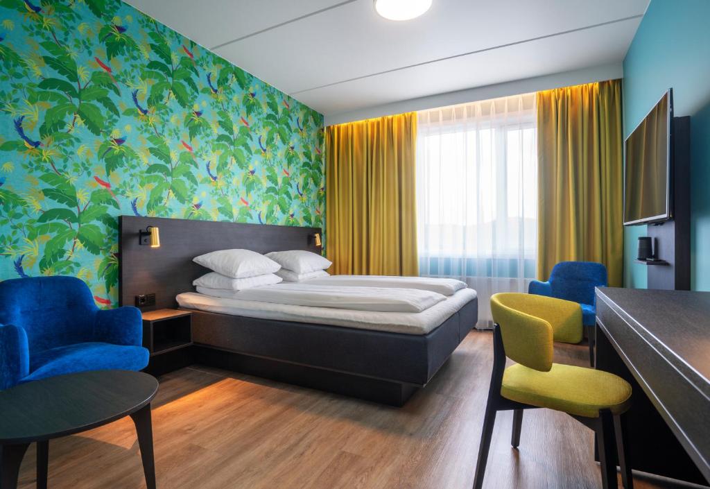 Postel nebo postele na pokoji v ubytování Thon Hotel Alta