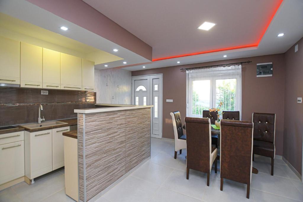 Kuchyň nebo kuchyňský kout v ubytování Mokka House
