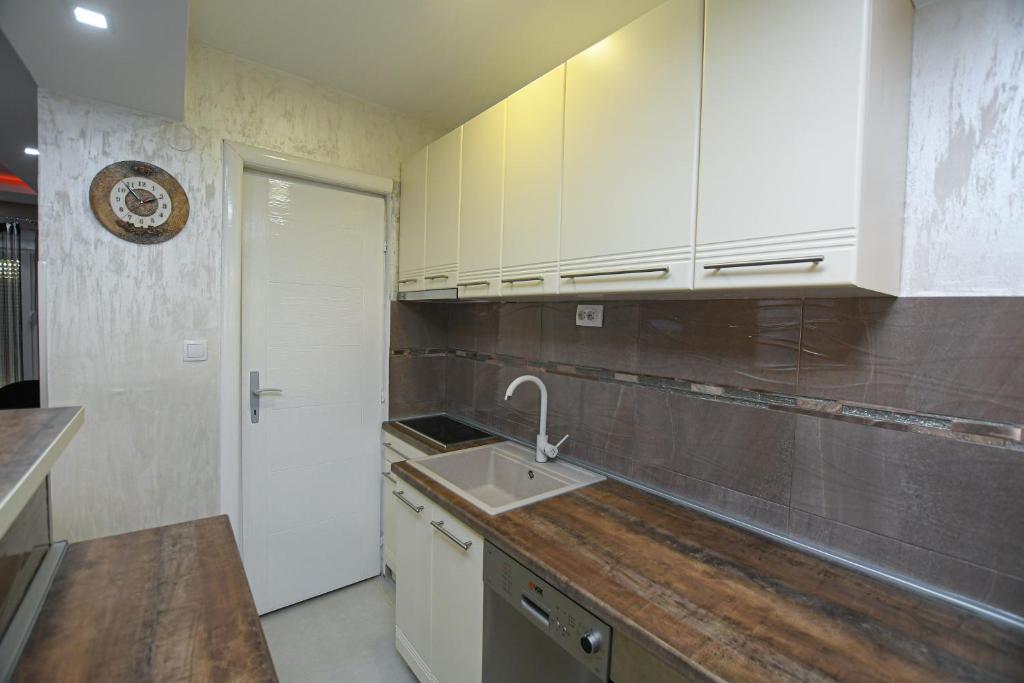 Kuchyň nebo kuchyňský kout v ubytování Mokka House