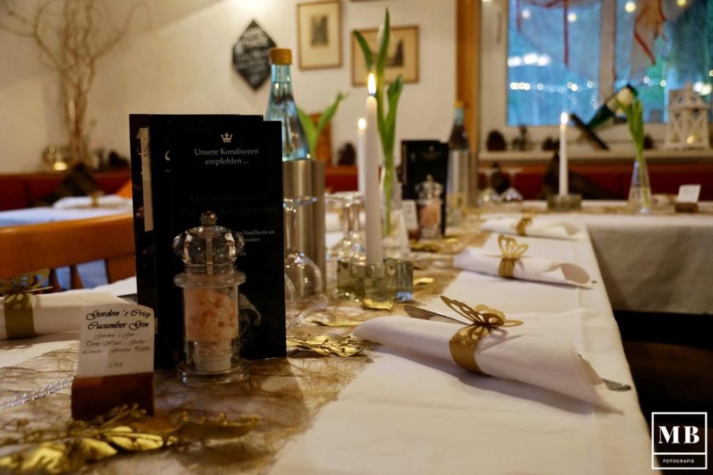Restoran või mõni muu söögikoht majutusasutuses Pension Waldschlösschen