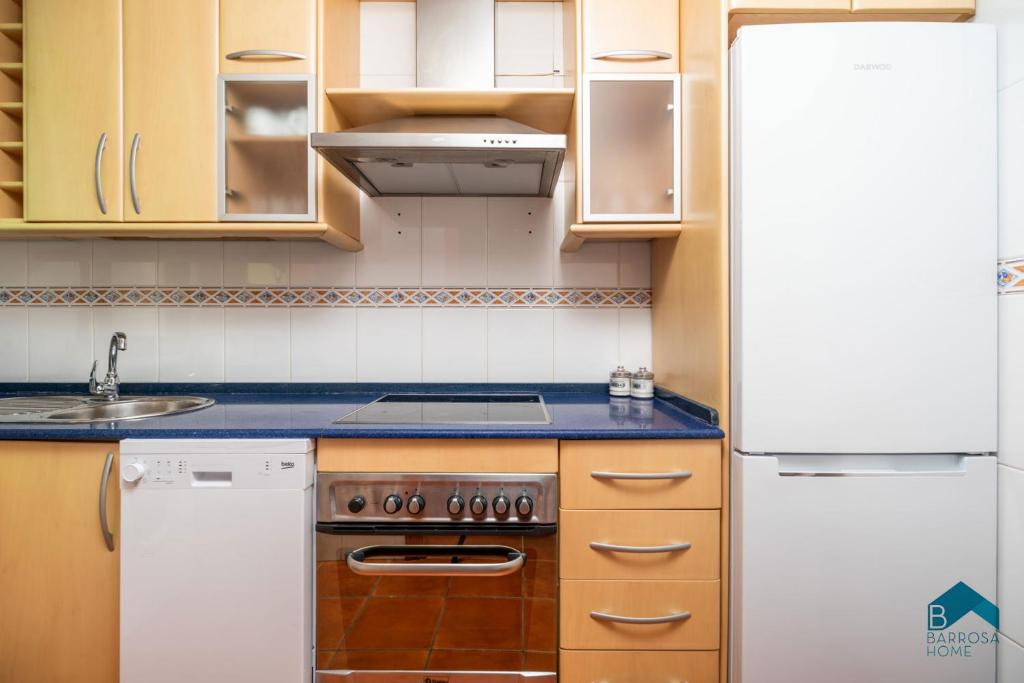 Kuchyň nebo kuchyňský kout v ubytování Duplex Aldea Del Coto