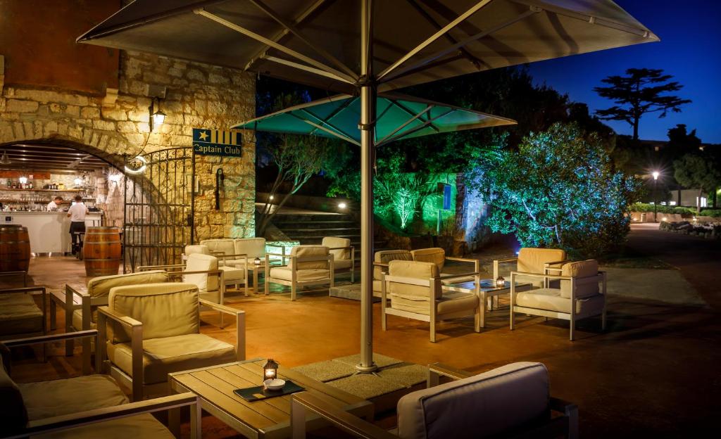 Posezení v ubytování Maistra Select All Suite Island Hotel Istra