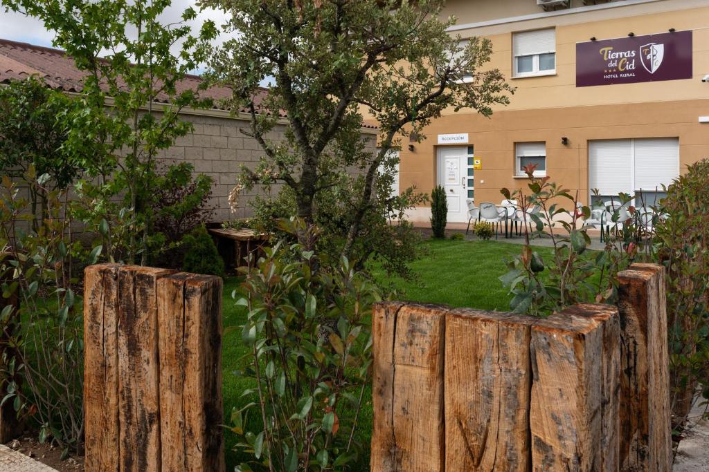 Zahrada ubytování Hotel Rural Tierras del Cid