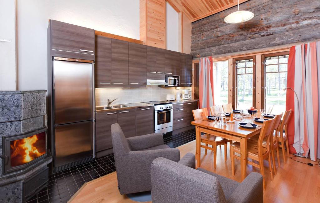 Kuchyň nebo kuchyňský kout v ubytování Holiday Club Saariselkä Apartments