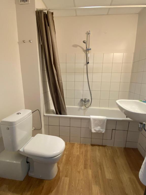 Koupelna v ubytování Hotel O Ieper