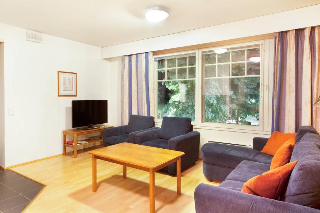 TV a/nebo společenská místnost v ubytování Holiday Club Saariselkä Apartments