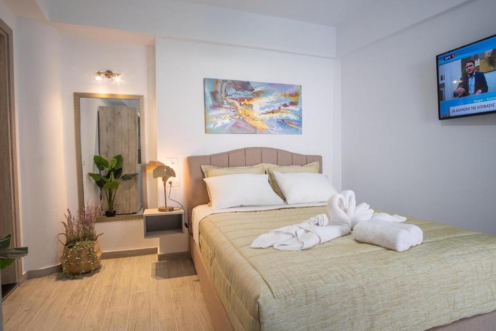 Letto o letti in una camera di Serenity Luxe Suites