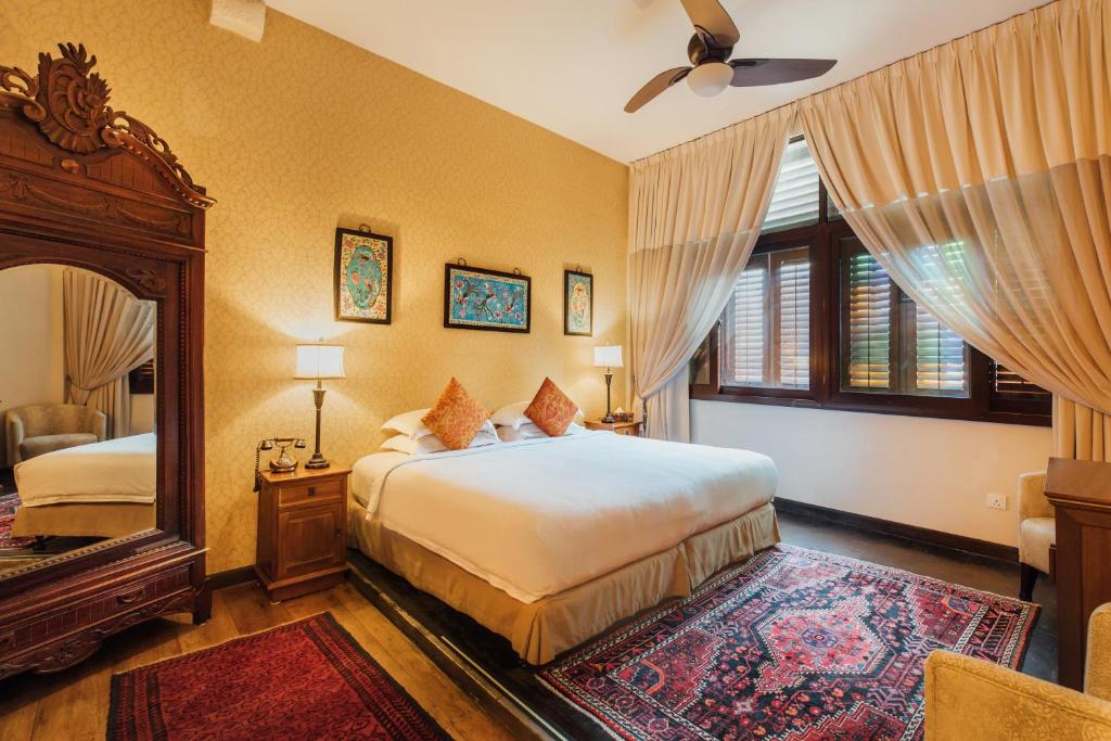 Letto o letti in una camera di Campbell House
