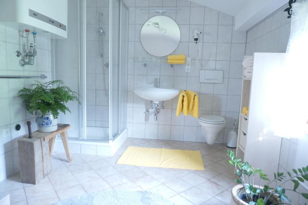 Kúpeľňa v ubytovaní Wölzenberg Alm