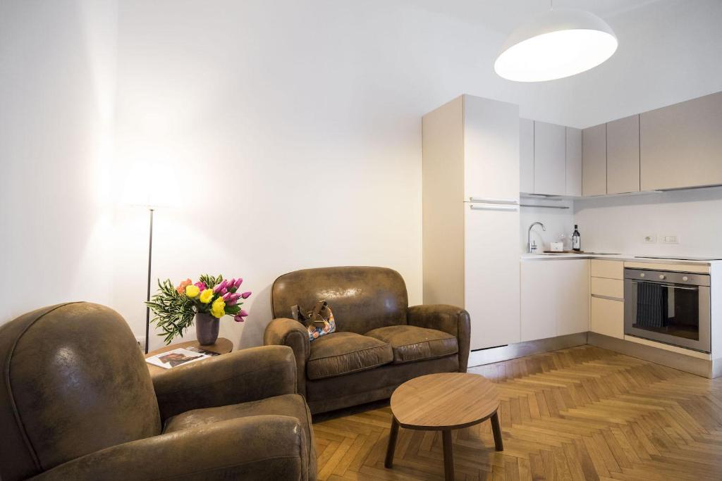 A kitchen or kitchenette at Contempora Apartments - Cavallotti 13 - B22