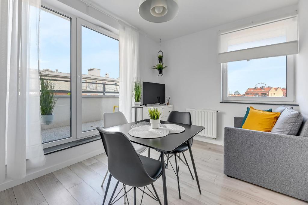 Posedenie v ubytovaní Apartamenty Świętej Barbary