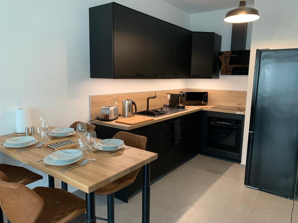 Køkken eller tekøkken på BLUE LAKE