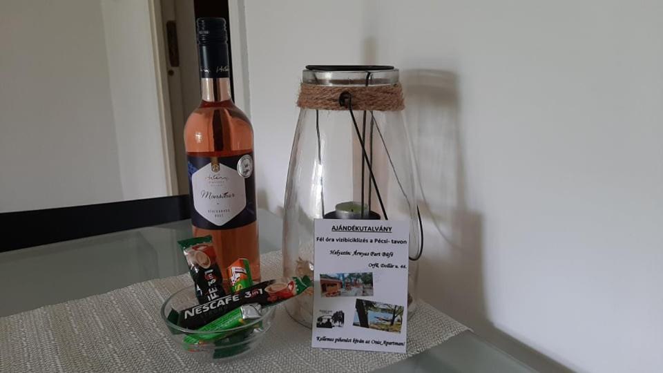 Nápoje v ubytovaní Onix -Orfű Aqua Apartman