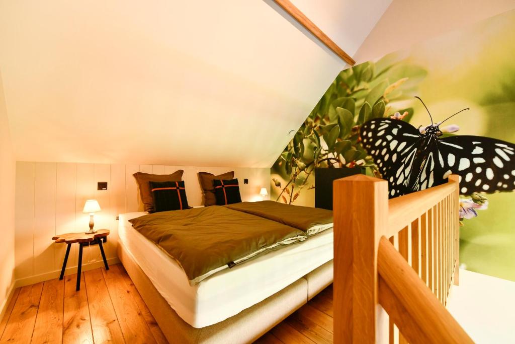 Postel nebo postele na pokoji v ubytování B&B 't Motjeshof