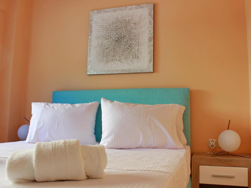 Postel nebo postele na pokoji v ubytování Vallia Suites - Double suite A2