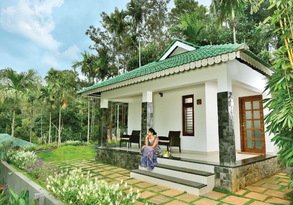 Zahrada ubytování The Woods Resorts Wayanad