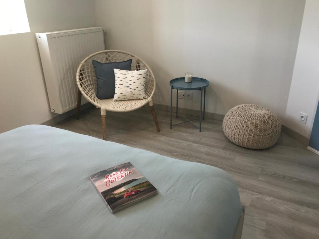 Postel nebo postele na pokoji v ubytování Etoile du Kap