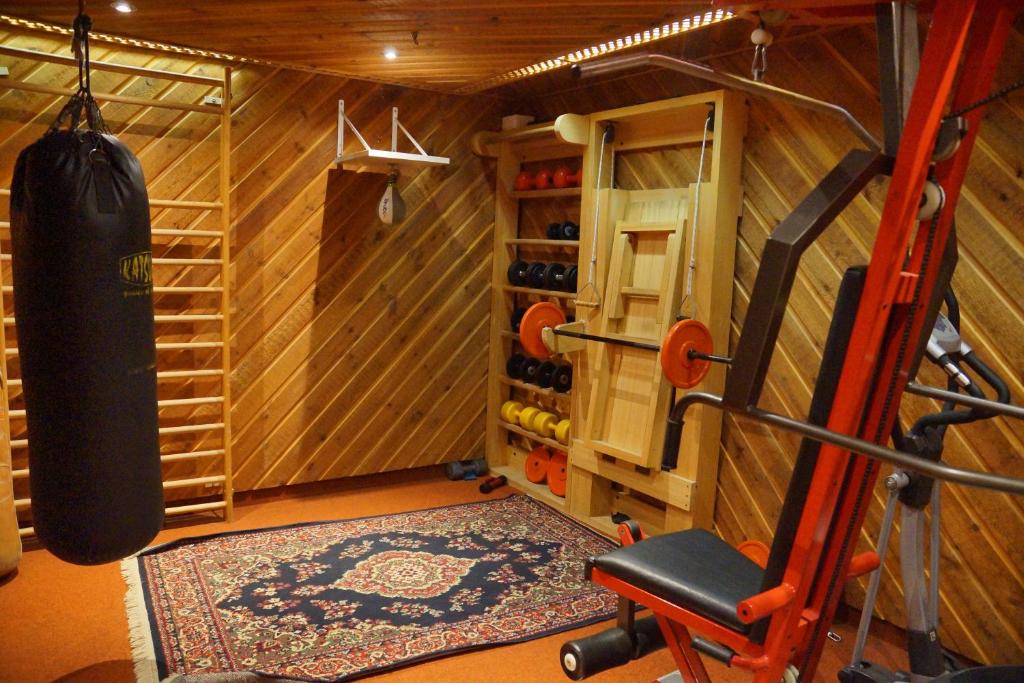 Fitness centrum a/nebo fitness zařízení v ubytování Hotel Mooserhof
